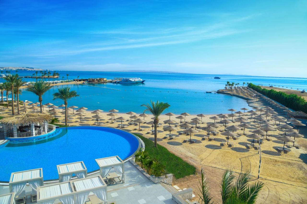 Jaz Casa Del Mar Beach Hurghada Exterior foto The beach at the Grand Hotel